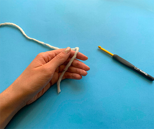 Circulo magico en chochet - paso2