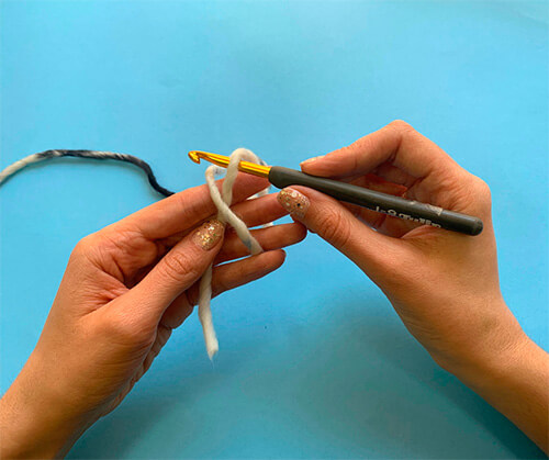 Circulo magico en chochet - paso4