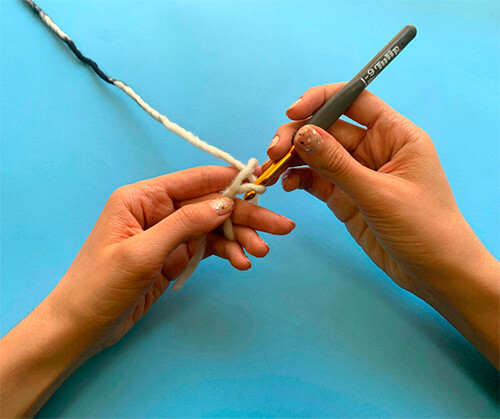 Circulo magico en chochet - paso6