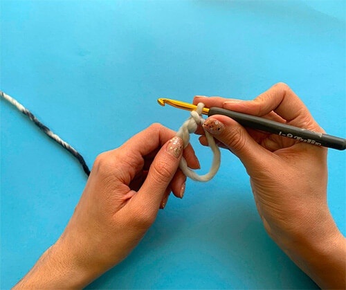 Circulo magico en chochet - paso8