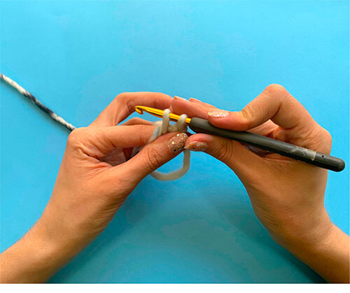 Circulo magico en chochet - paso9