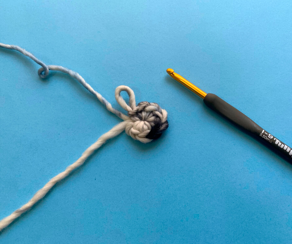 Circulo magico en chochet - paso12