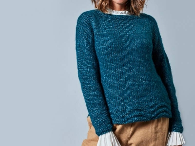 ¿Cómo tejer una chompa para este invierno?: “Una chompa tejida con nubes”